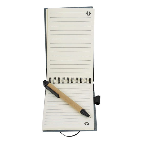 O.WKs Fiber Pocket Pad w/Ball pen 70s / 70g Blank 85x135mm