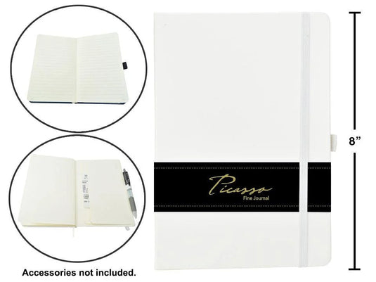 Picasso, 5.5" x 8" 80-sheet Ruled Fine Journal, 80gsm,White, wrapper