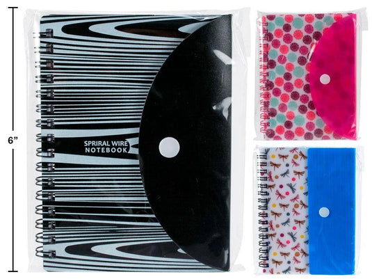 O.WKs 140pg 4.25x6" Ruled Notebook, 3 col., opp bag 140 pages