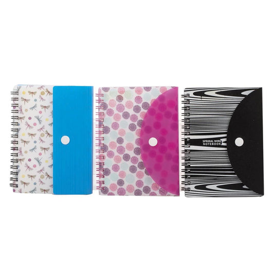 O.WKs 140pg 4.25x6" Ruled Notebook, 3 col., opp bag 140 pages