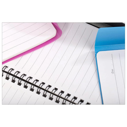 O.WKs 140pg 4.25x6" Ruled Notebook, 3 col., opp bag 140 pages