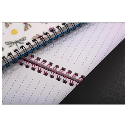 O. Wks, 140-pg 8.25 x 11.5" Ruled Notebook, opp bag