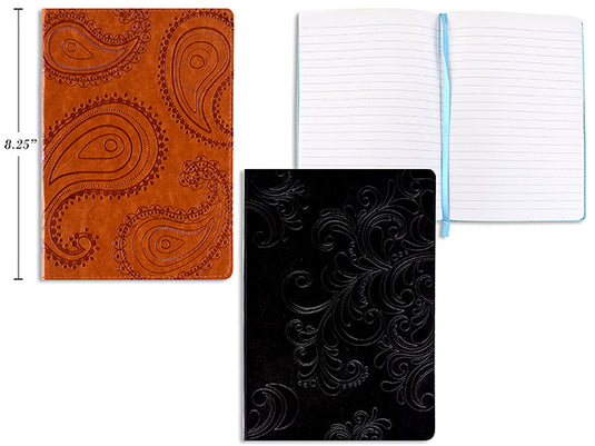 JOURNAL IMITATION LEATHER COVER 5.83X8.27" 60 SHTS 70 GMS PAPER ( RULED SHEETS )