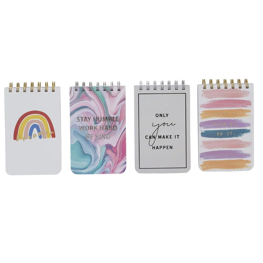 Print & Foil Top Spiral Notebook 10x15.6cm,100s,70g, hard cover