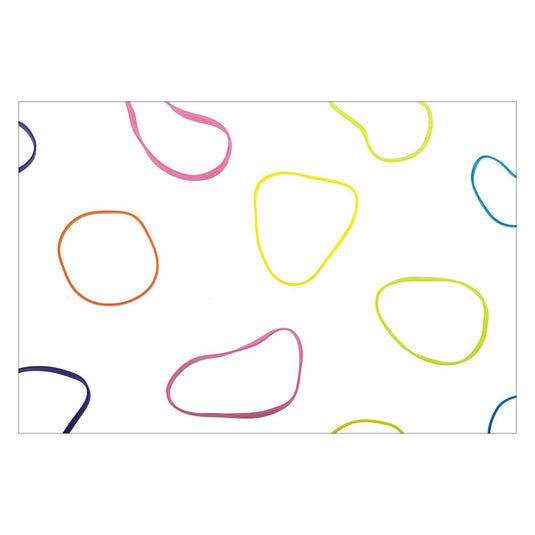 O.WKs. 4oz Rubber Bands, Assorted Sizes & Col, zip lock bag