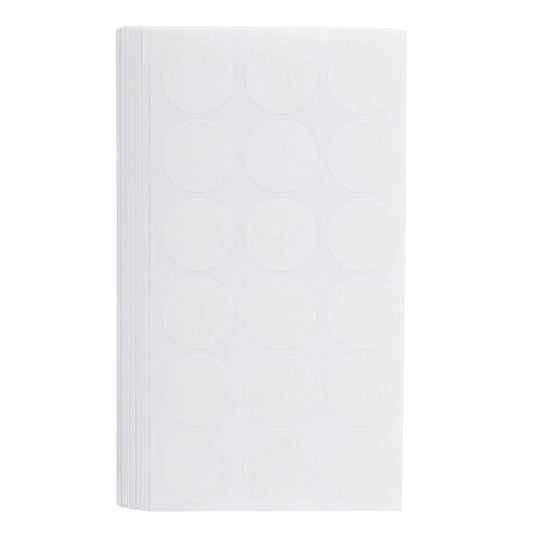 O.WKs. 3/4" Dia Round Labels, 360-pc Multi-purpose, clam pack