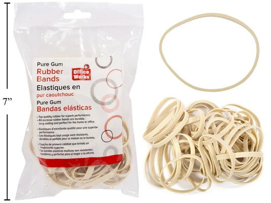 O.WKs. #64 4oz Rubber Bands, zip lock bag