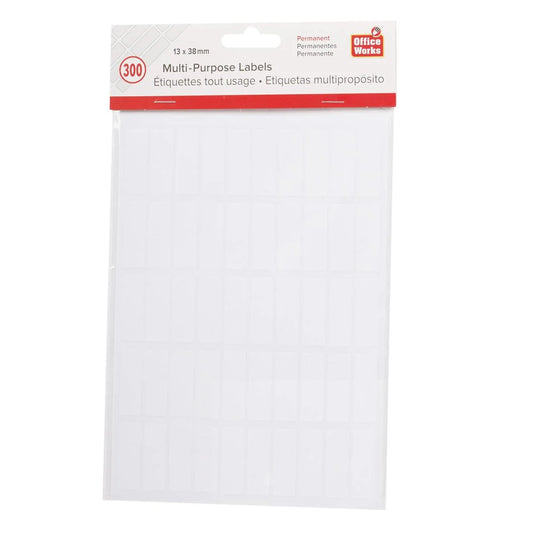 O.WKs. Multi-Purpose Label, 300pcs 13x38mm, PBH