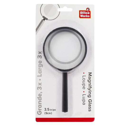 O.WKs. 90mm Magnifying Glass with Glass Lens, b/c (HZ)
