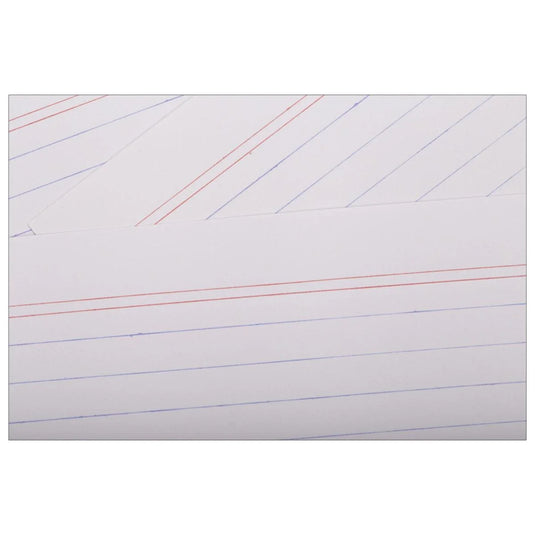 O.WKs.100-pc 3"x5" Index Card, pbh ruled.