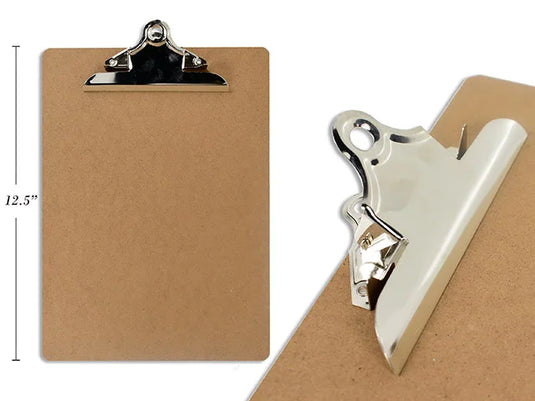 MASONITE PREMIUM CLIPBOARD 9X12.5"NON-SLIP BACK