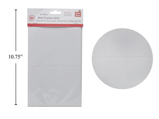 O.WKs. Multi-Purpose Label, 84 pcs 20x105mm, PBH