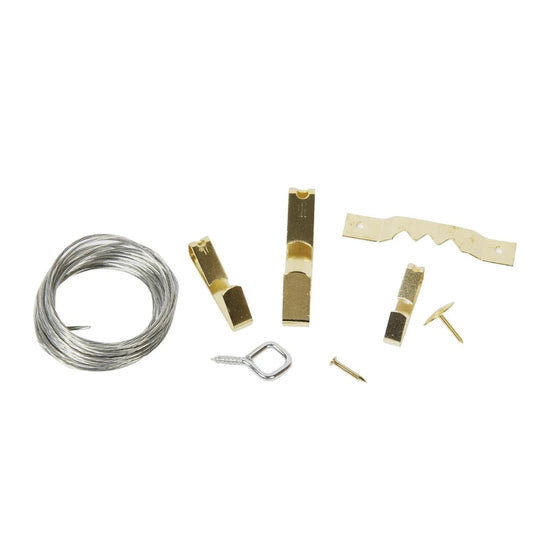 H.E. Master Pro, 45-pc Assorted Pic Hanging Kit, pvc bx w col.