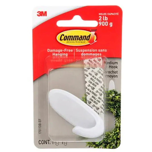 Command Damage Free Hanging Hooks Hold up to 2lbs