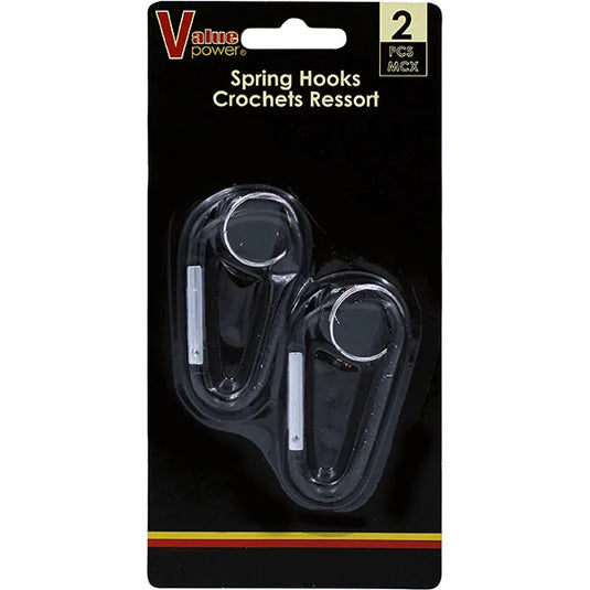 Spring Hook 2Pk 7cm