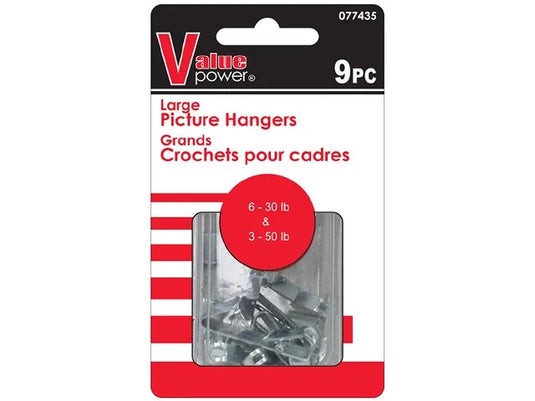 Picture Hangers Large 9 Pcs