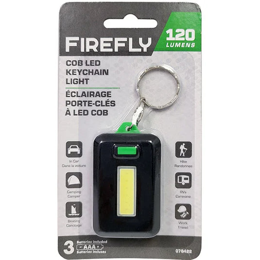 Keychain Light LED COB with Batteries