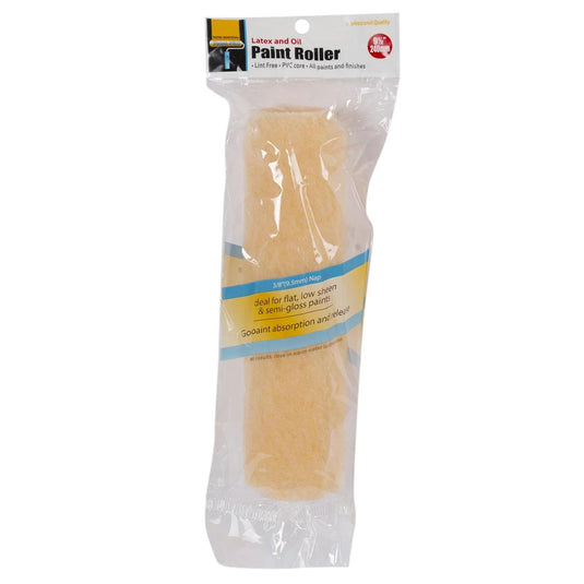 H.E.Paint Pro, 9.5" Polyester Paint Roller Refill,printed polybag