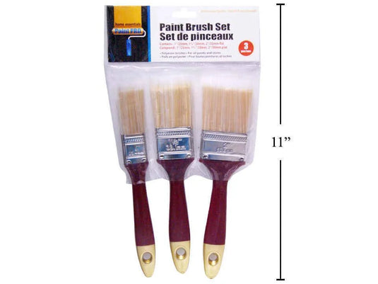 H.E. Paint Pro, 3-pc Paintbrush Set, pbh