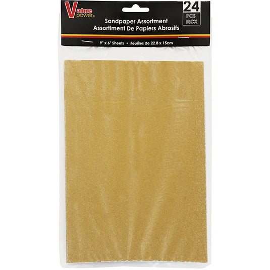 Sandpaper 25 Pack 6×9