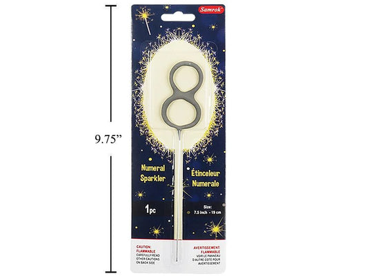 Number 8 Sparkler, Blister Card