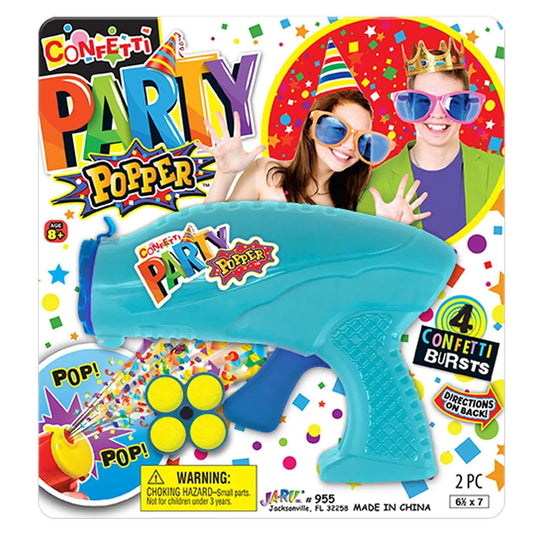 Let's Party, Confetti Popper w/ 1 Refill, 2 colours, B/C