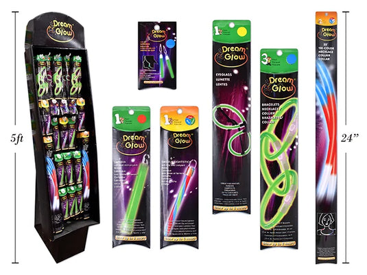Glow in the Dark Assortment in Display