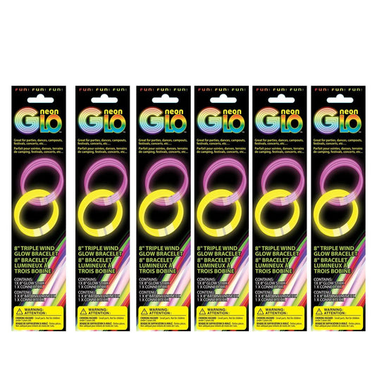 Neon Glo, Wide Stick Bracelets