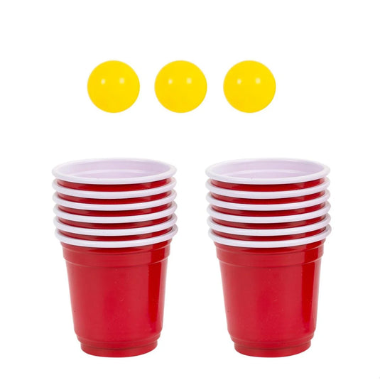 Mini Beer Pong Party Game, 3 balls, 12(2oz) cups,will replace 45250(CS)