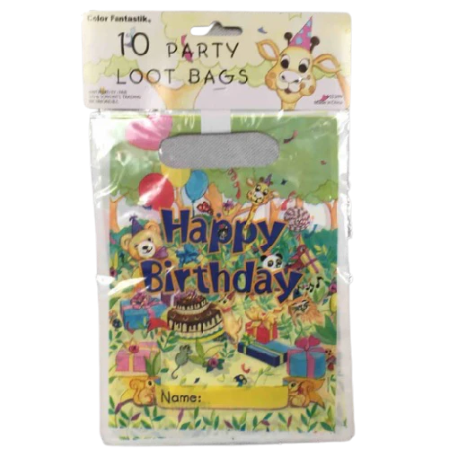 ACS LOOT BAGS ANIMAL BIRTHDAY