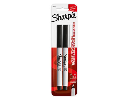 2-pc Sharpie Ultra Fine Markers Black, b/c