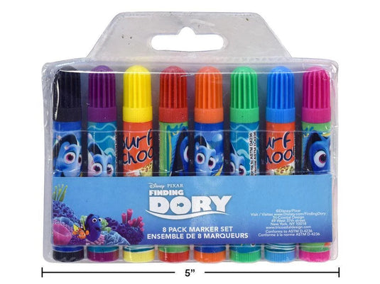 Disney Finding Dory, 8-pc Markers, clamshell