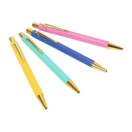 O.WKs. Assorted 2-Pcs Ball Pen Medium tip, Black ink