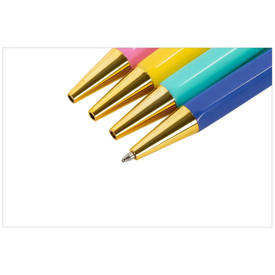 O.WKs. Assorted 2-Pcs Ball Pen Medium tip, Black ink