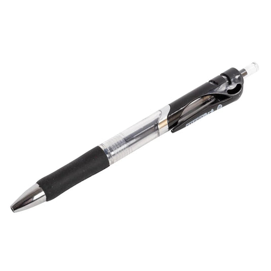 O.WKs. 3-pc Retractable Gel pen, 2 styl, Red,Black&Blue Ink, B/C