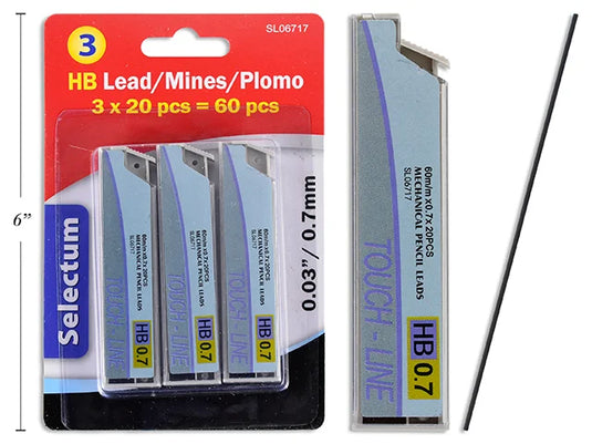 HB LEADS 0.7MM WITH SLIDE COVER