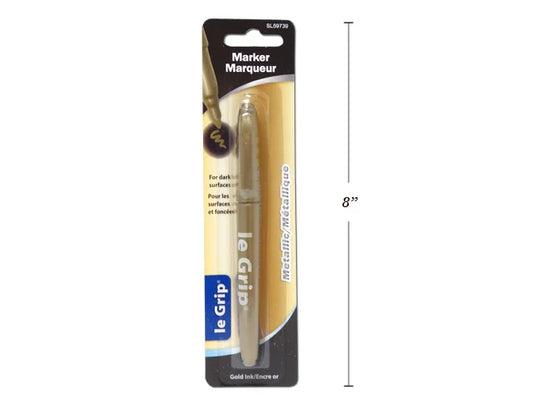 METALLIC GOLD INK MARKER, BULLET POINT