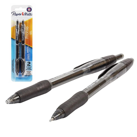 2-pc Paper Mate Profile, Black/0.7MM Gel Pen