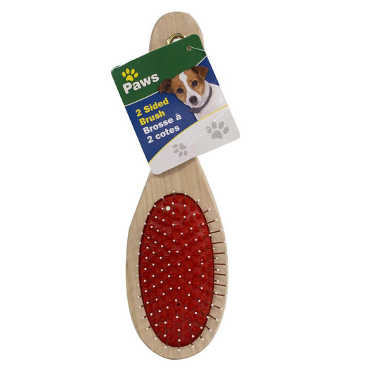 PAWS. 9" 2-sided Bristle/Pin Brush