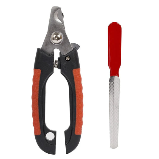 Pet Nail Clippers and File Set 6.5"/5.5", 2 pc set,Insert card(CS)