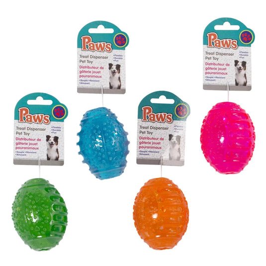 PAWS Treat Dispenser Pet Toy , hang tag