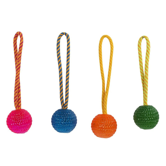 PAWS 9.5" Rope Ball Pet Toy, hang card