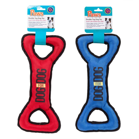 PAWS Double Tug Toy, 13" , hang tag