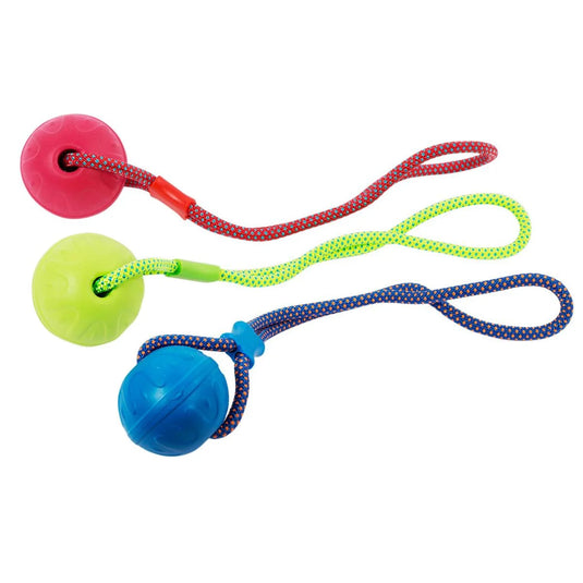 PAWS 16" Floating Rope Ball, Tie Card