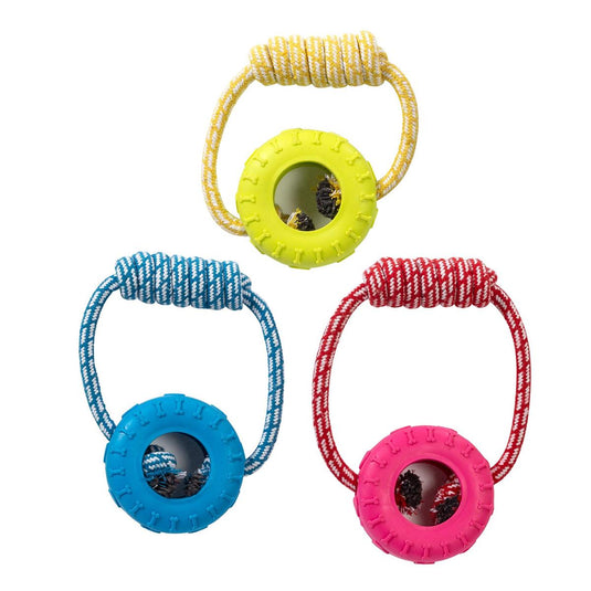 PAWS Chewing Tire Rope Toy, hang card
