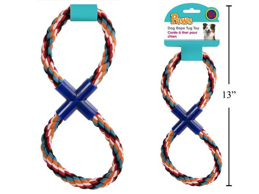 PAWS. 11"x4.5" Rope Tug Toy