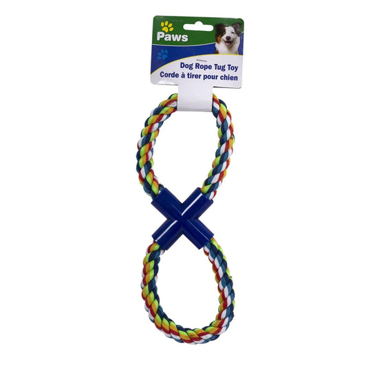PAWS. 11"x4.5" Rope Tug Toy