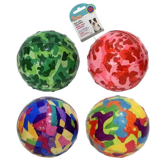 PAWS Ball with Squeaker, h/c
