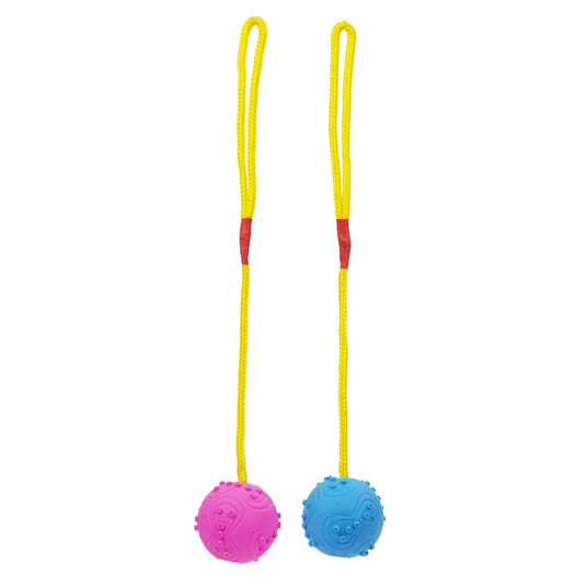 PAWS Rope Tug Toy w/Ball