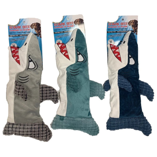 PAW CLUB' JOUET POUR CHIEN/ SHARK DOG TOY W/ CRINKLE & SQUEAK 16inch